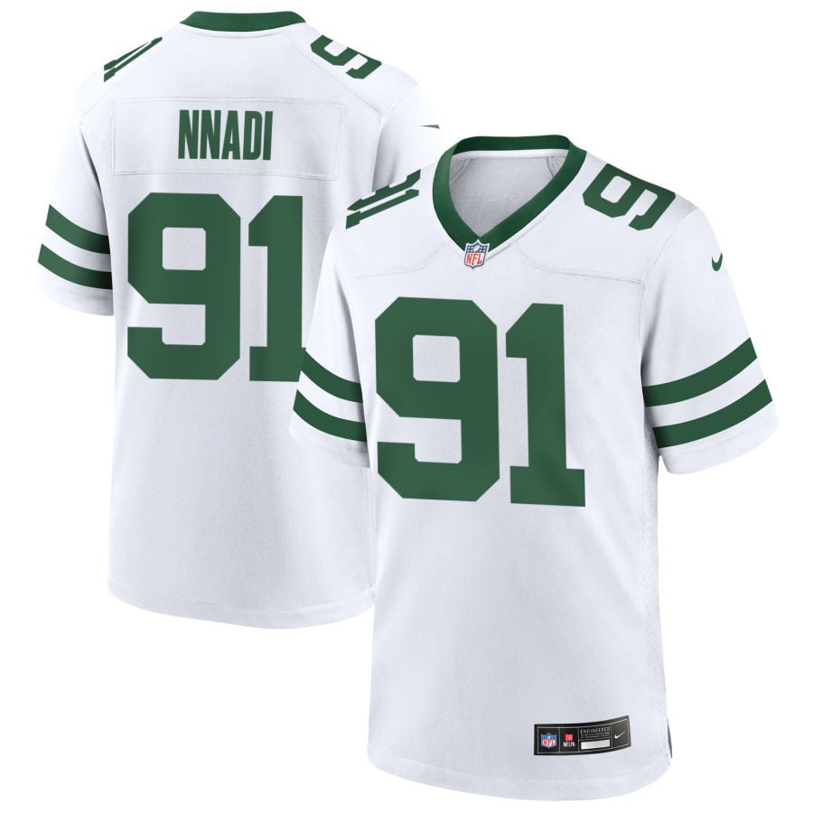 Derrick Nnadi New York Jets 2025 Game Jersey - Legacy White