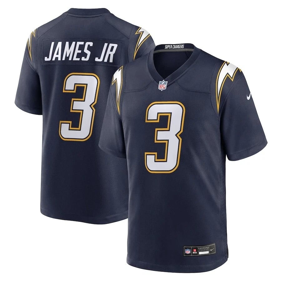 Derwin James Jr Los Angeles Chargers 2025 Alternate 2025 Game Jersey - Navy
