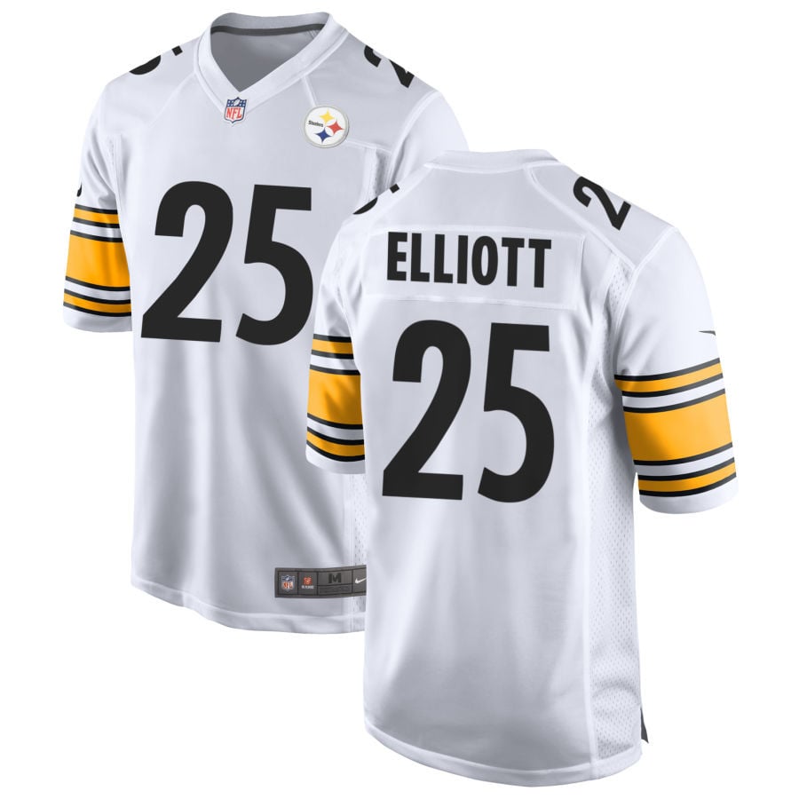 DeShon Elliott Pittsburgh Steelers 2025 Game Jersey - White