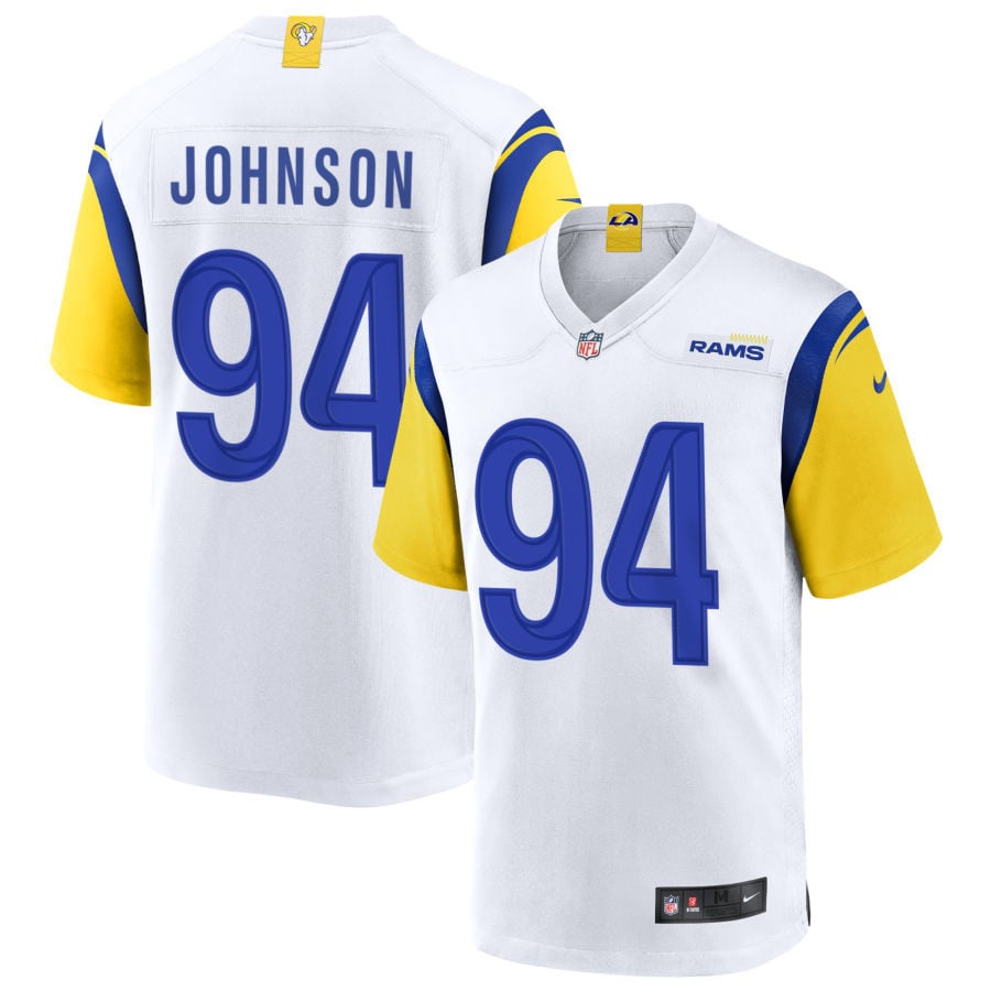 Desjuan Johnson Los Angeles Rams 2025 Alternate Jersey - White