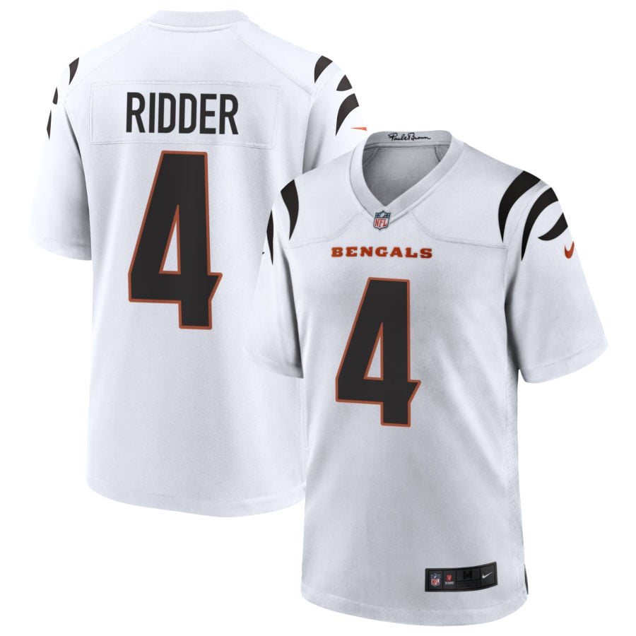 Desmond Ridder Cincinnati Bengals 2025 Game Jersey - White