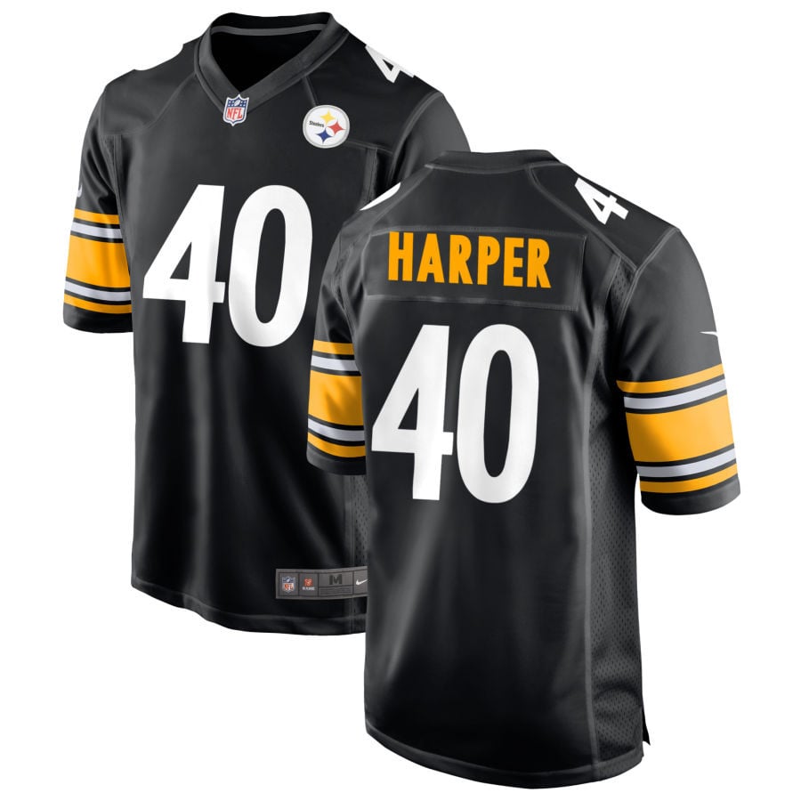 Devin Harper Pittsburgh Steelers 2025 Game Jersey - Black