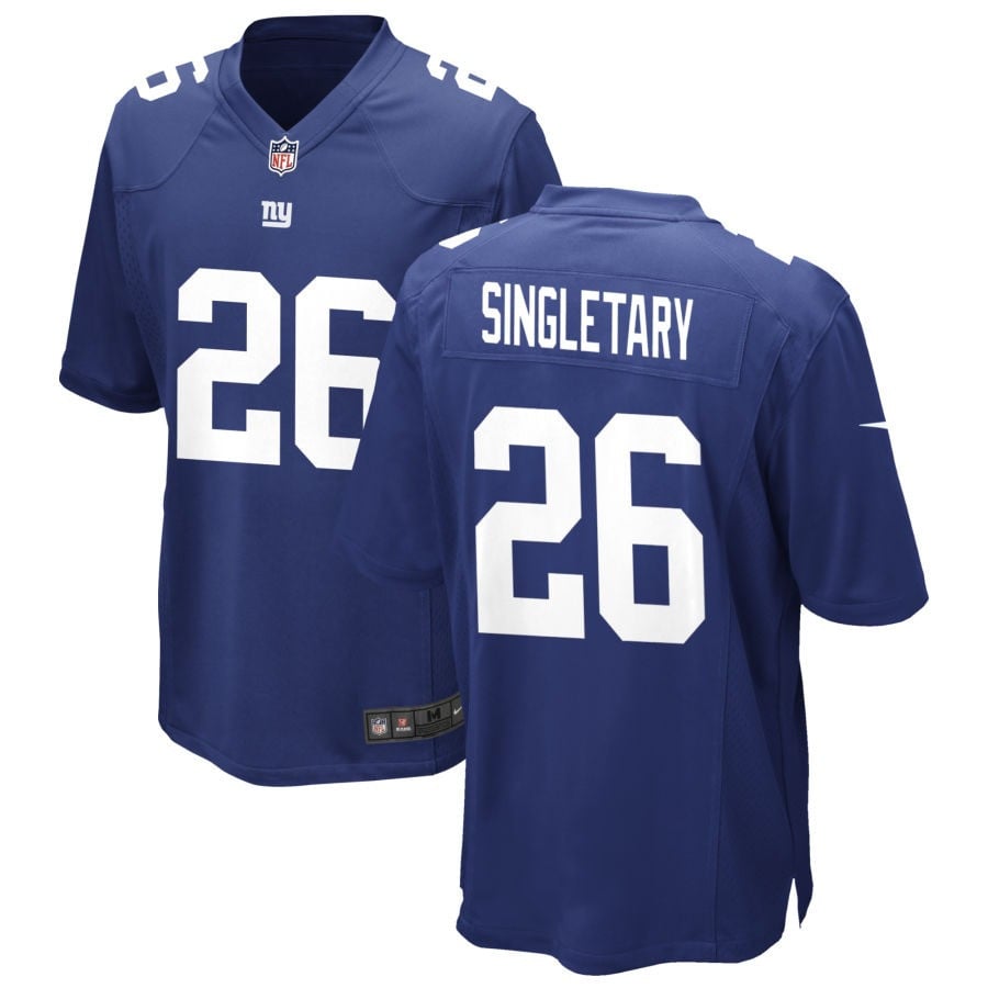 Devin Singletary New York Giants 2025 Game Jersey - Royal