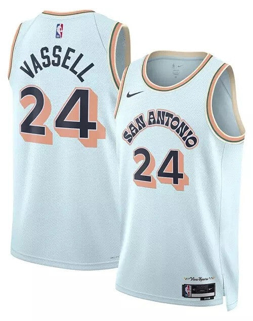 Devin Vassell San Antonio Spurs 2025 Swingman Jersey City Edition - Blue