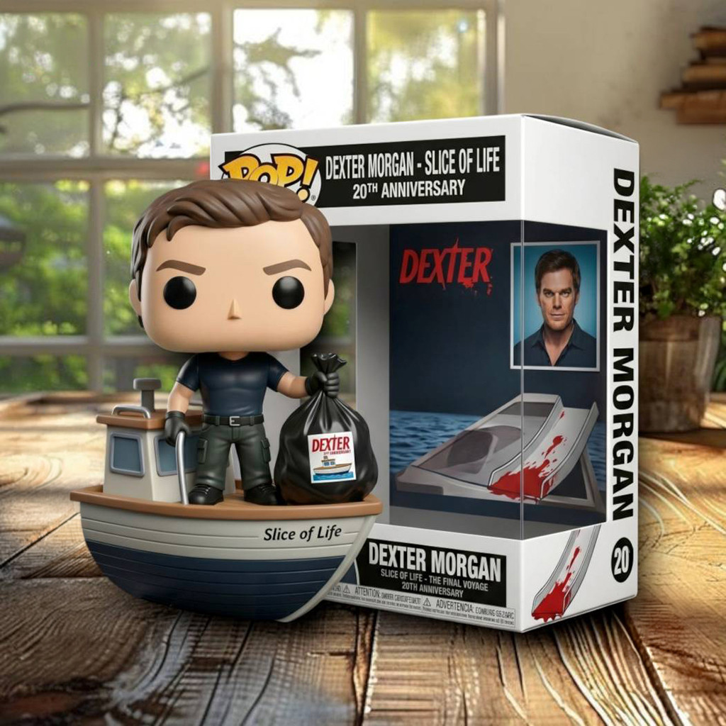 Dexter Morgan Slice Of Life 20th Anniversary Collector Funko Pop Dexter Movie Merch
