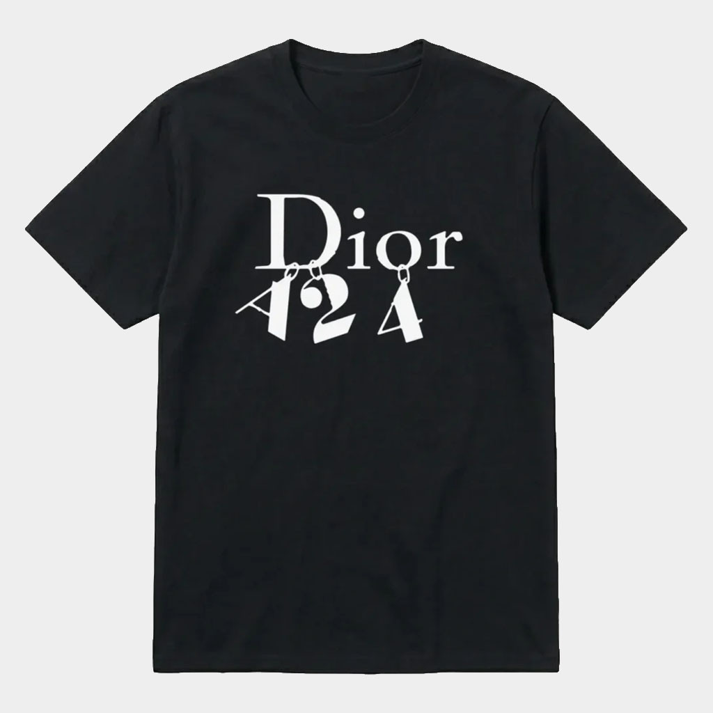 Dior A24 T-Shirt Black Fashion Film Collaboration Shirt Dior A24 Collab Merch Gift For Friends
