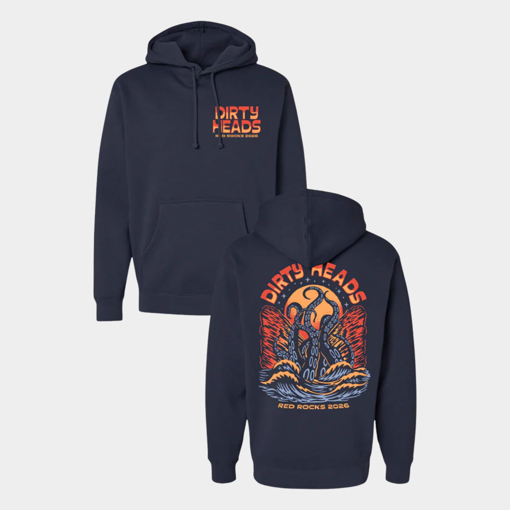Dirty Heads Merch Red Rocks 2026 Event Hoodie Dirty Heads Band Hoodie Gift For Music Fans