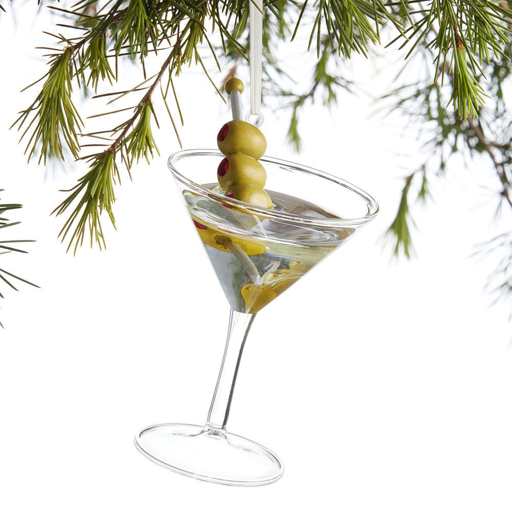 Dirty Martini Ornament Martini Christmas Ornament Cocktail Xmas Decor