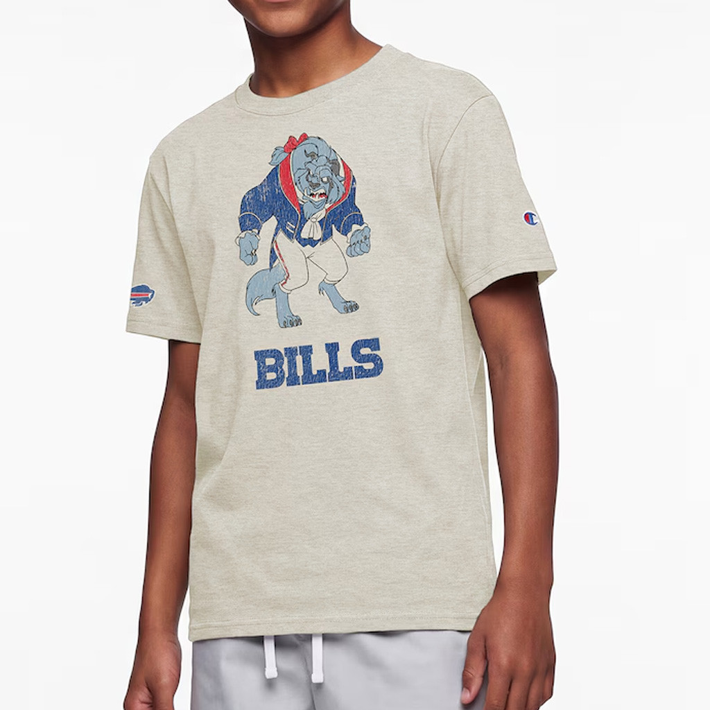 Disney X NFL Buffalo Bills Merch Disney X NFL Champion Buffalo Bills Beast T-Shirt Bills Disney Collab