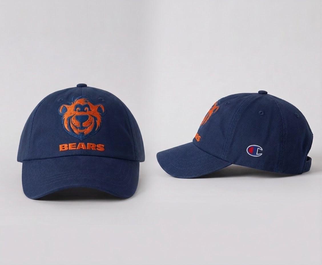 Disney X NFL Champion Merch 2026 Baloo Chicago Bears T-Shirt Chicago Football Merch Gift For Fans - Image 7