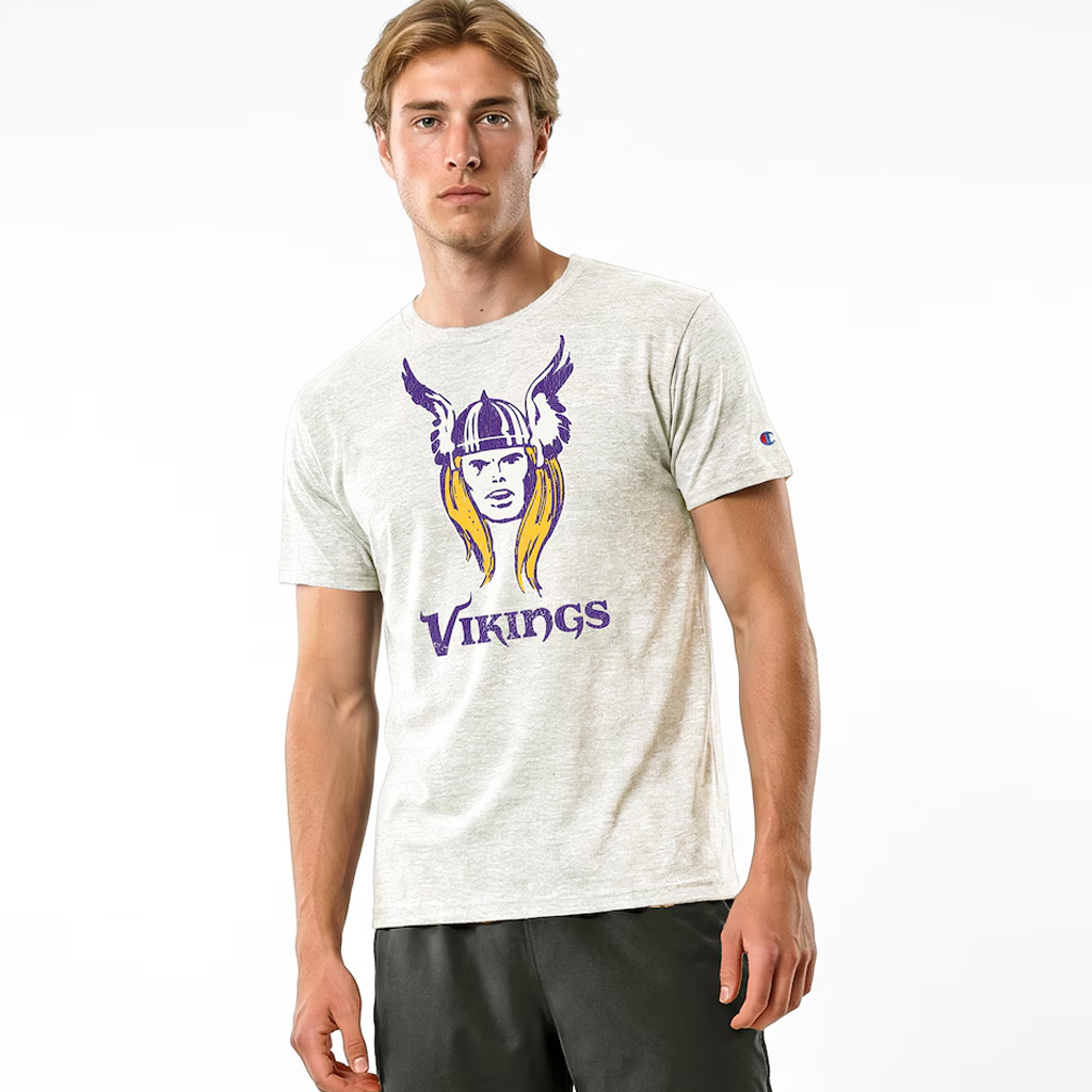 Disney X NFL Merch Minnesota Vikings Disney X Champion Thor T-Shirt MN Vikings Merch Fan Gifts