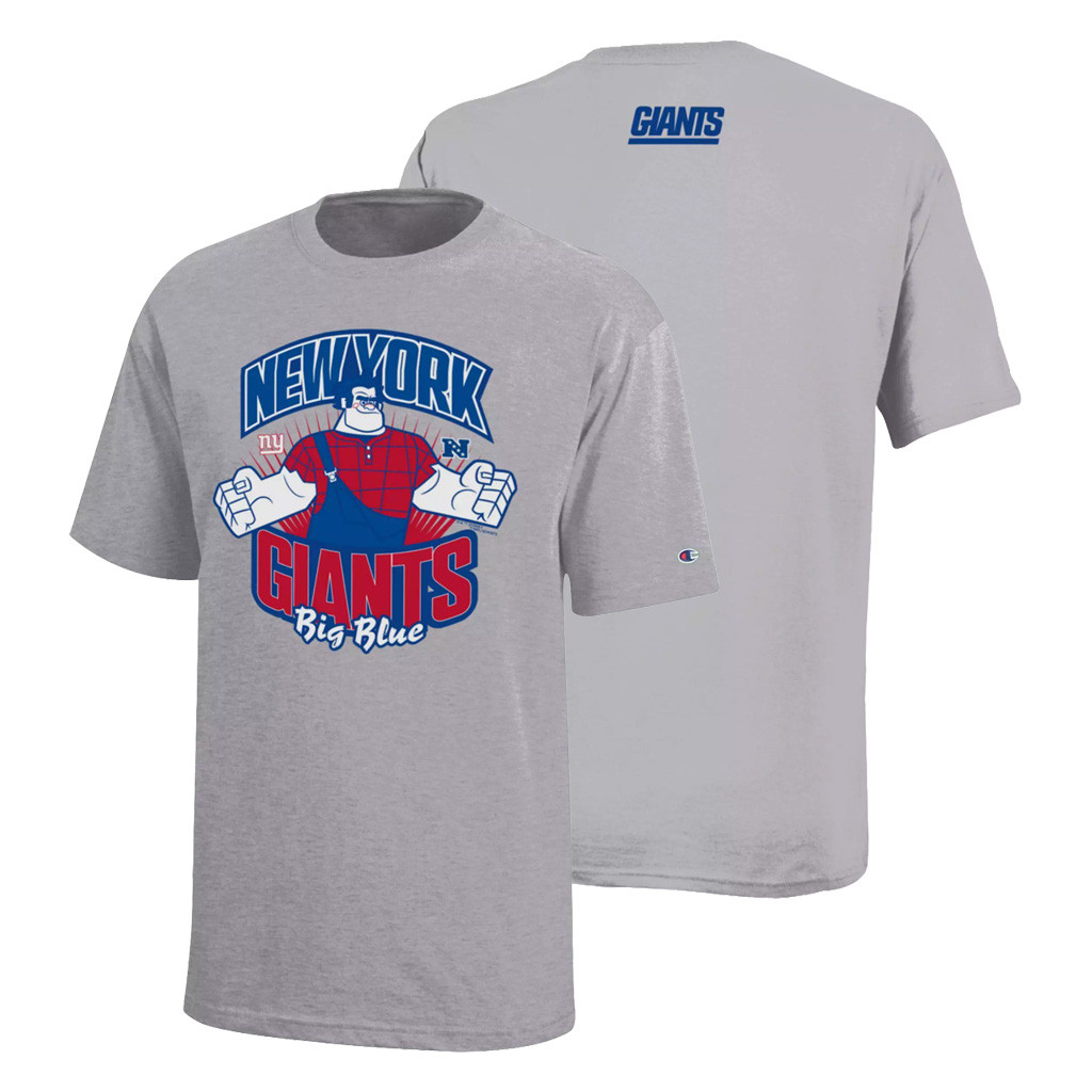 Disney X NFL New York Giants Merch Wreck-It Ralph – T-Shirt Disney X NFL Champion NFL Collection Merch