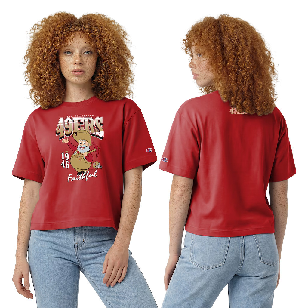 Disney X NFL San Francisco 49ers Merch Disney X NFL Champion Stinky Pete All-Star T-Shirt Disney NFL Tee