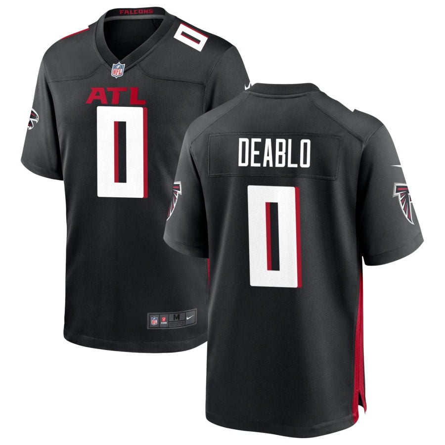 Divine Deablo Atlanta Falcons 2025 Game Jersey - Black