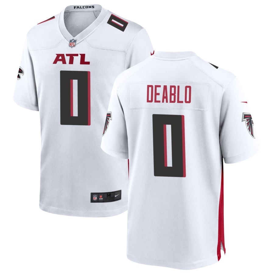 Divine Deablo Atlanta Falcons 2025 Game Jersey - White