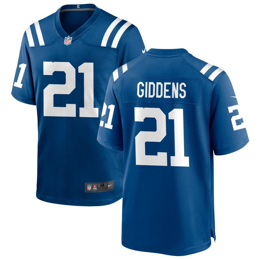 DJ Giddens Indianapolis Colts 2025 Game Jersey - Royal