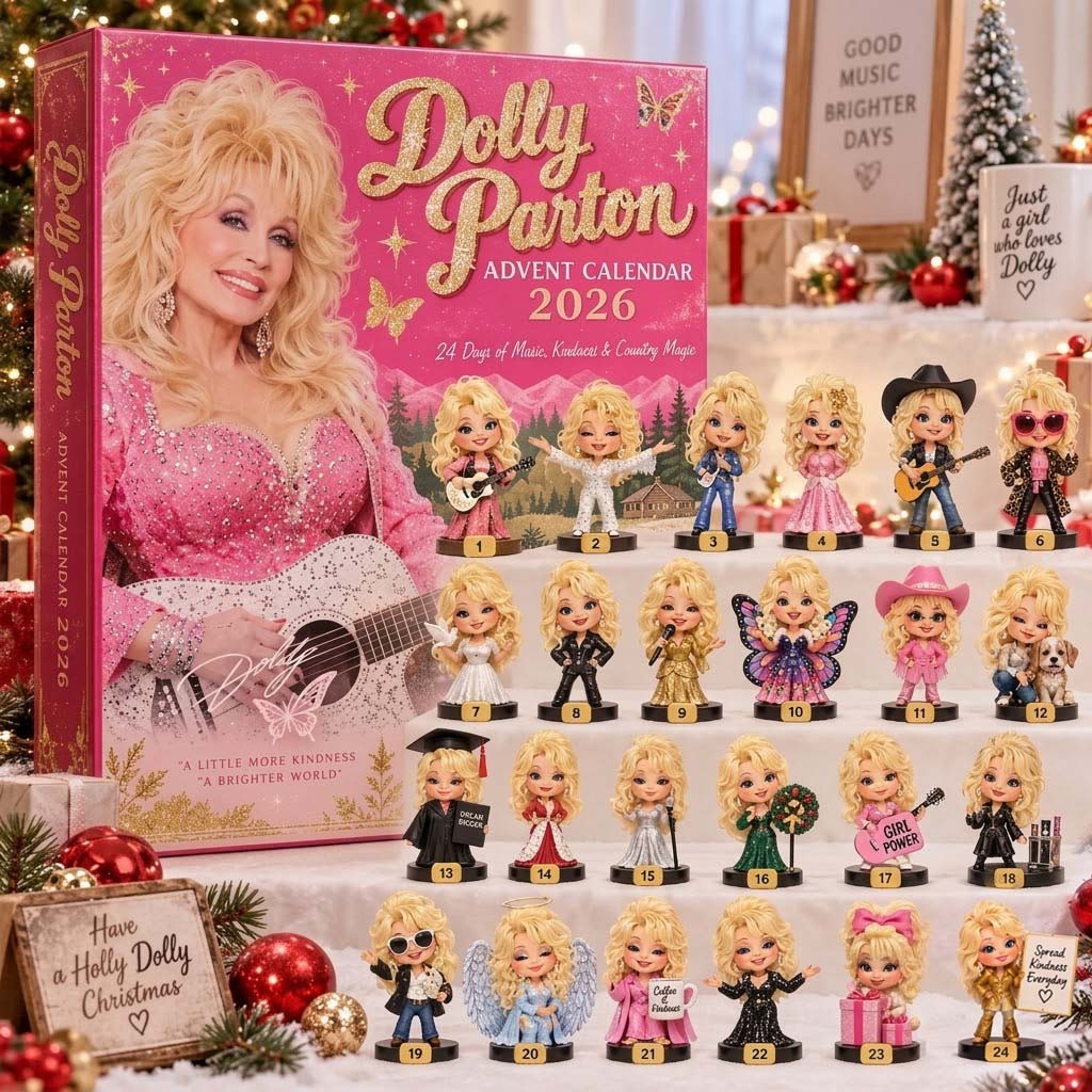 Dolly Parton Advent Calendar 2026 24 Days Of Music Christmas Ornaments Dolly Parton Merch