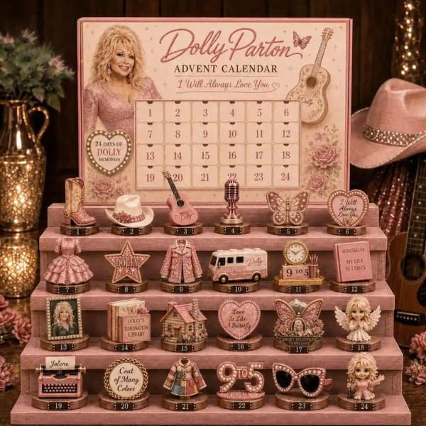 Dolly Parton Advent Calendar 24 Days Of Dolly Parton Memories Merch Gift For Music Lovers - Image 2