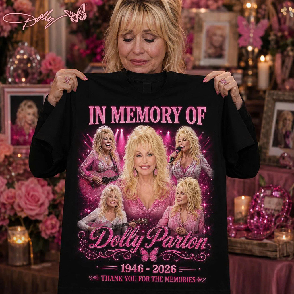 Dolly Parton Country Music Legend Memorial T-Shirt In Loving Memory 1946–2026 Dolly Parton Merch