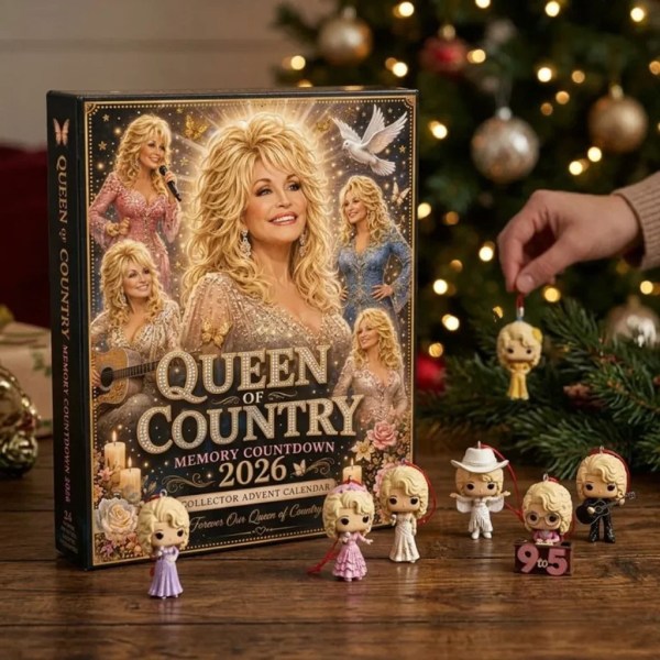 Dolly Parton Merch Queen Of Country 2026 Advent Calendar Memorial Christmas Ornaments Fan Gifts - Image 2