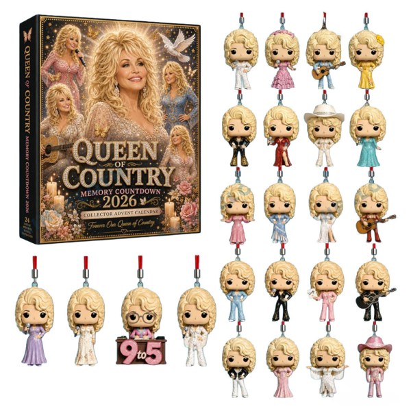 Dolly Parton Queen Of Country Memory Countdown 2026 Advent Calendar Christmas Gifts for Dolly Fans - Image 2