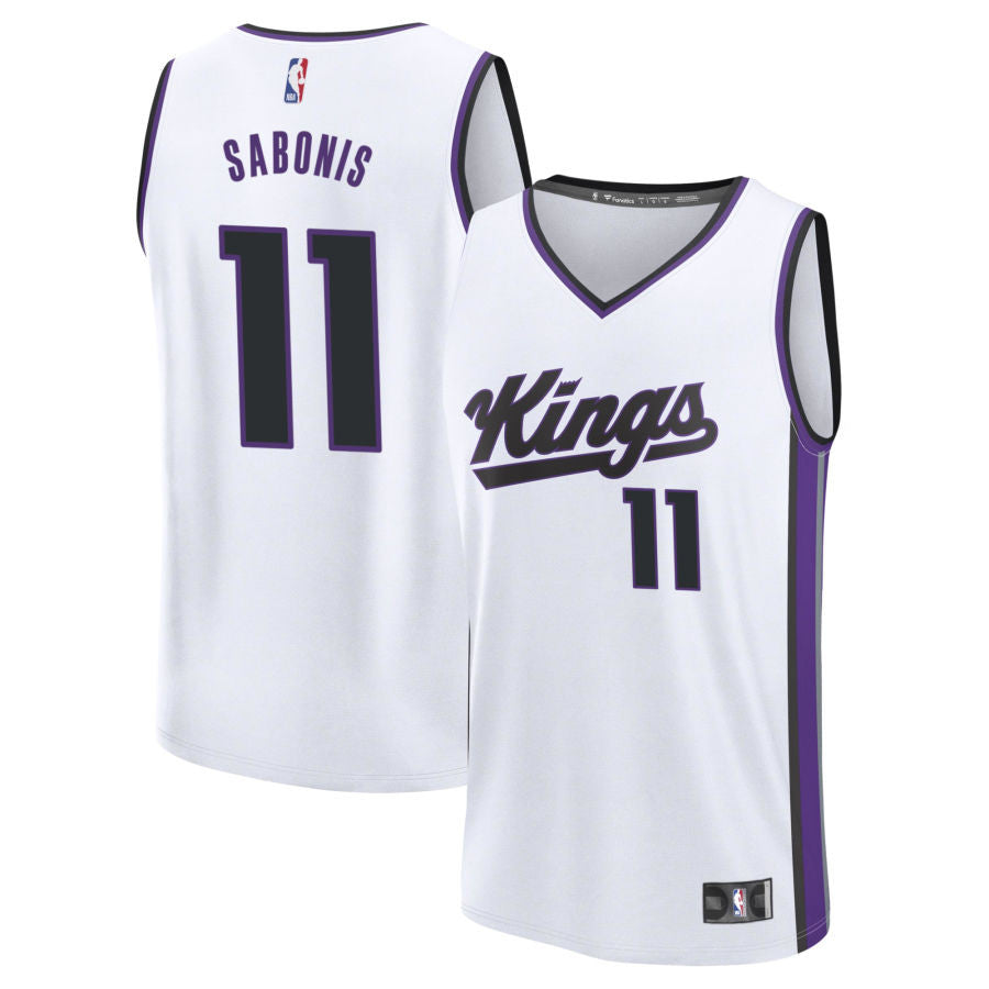 Domantas Sabonis Sacramento Kings 2025 Fast Break Association Edition Jersey - White