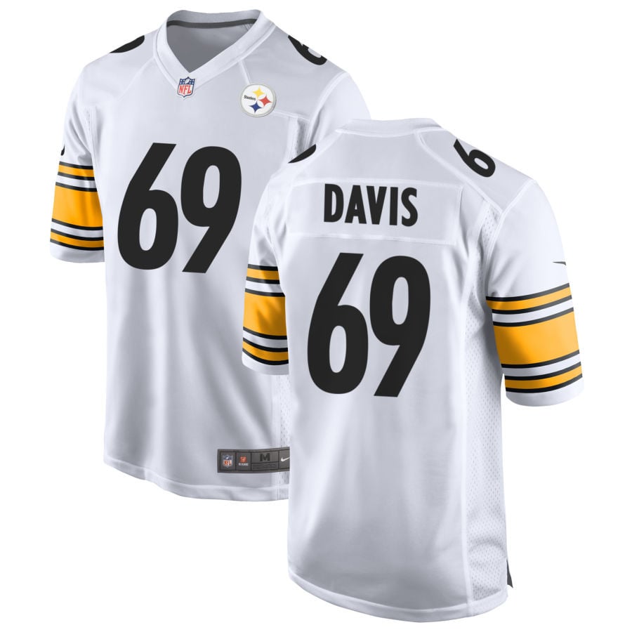 Domenique Davis Pittsburgh Steelers 2025 Game Jersey - White