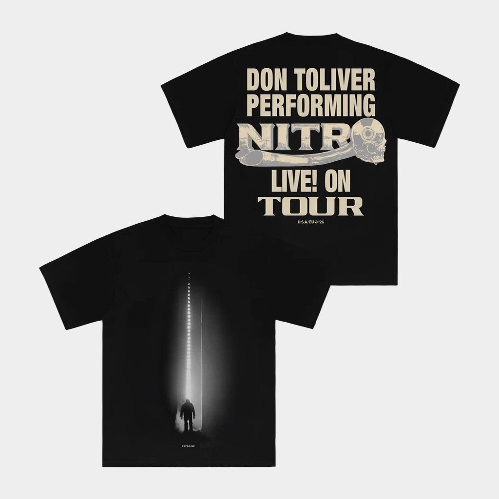 Don Toliver Merch 2026 Nitro Live On Tour T-Shirt Leg 2 Shirt Don Toliver Concert Merch Black