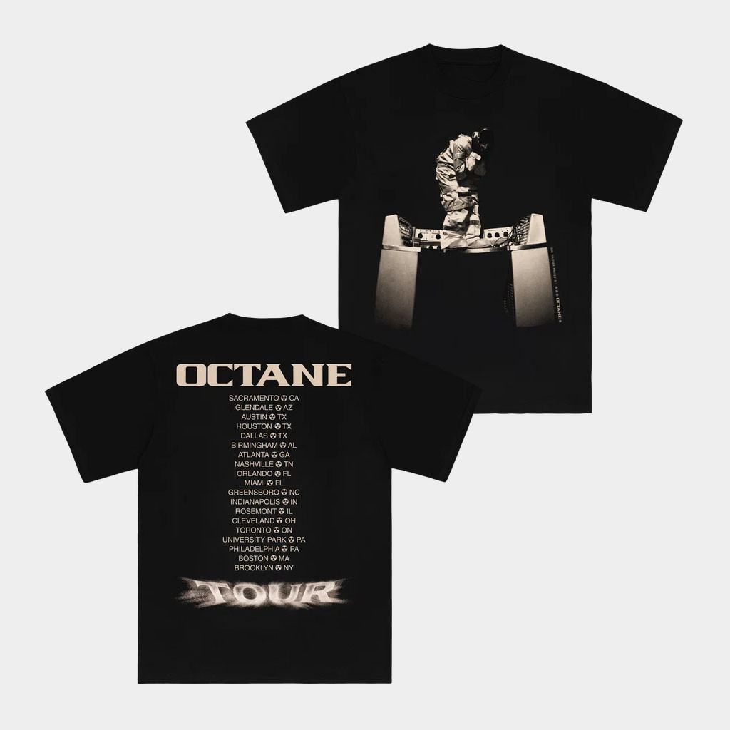 Don Toliver Merch 2026 Octane Cover T-Shirt Leg 2 Shirt Don Toliver Tour Merch Rapper Fan Gifts