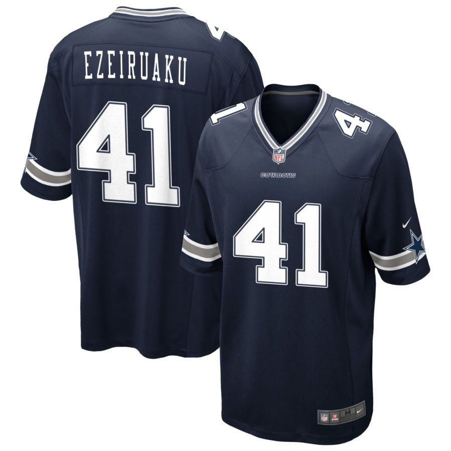 Donovan Ezeiruaku Dallas Cowboys 2025 Game Jersey - Navy