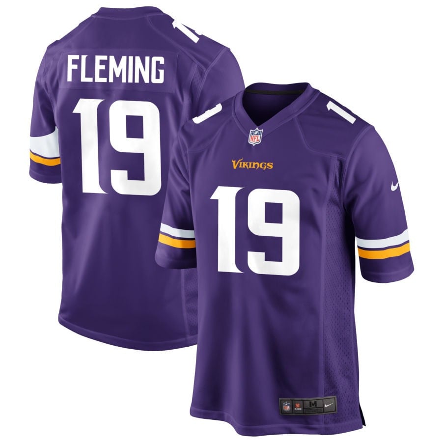 Dontae Fleming Minnesota Vikings 2025 Game Jersey - Purple