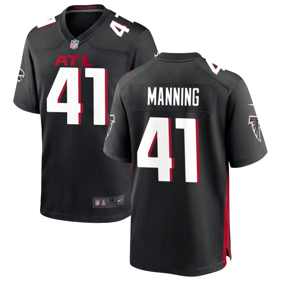 Dontae Manning Atlanta Falcons 2025 Game Jersey - Black