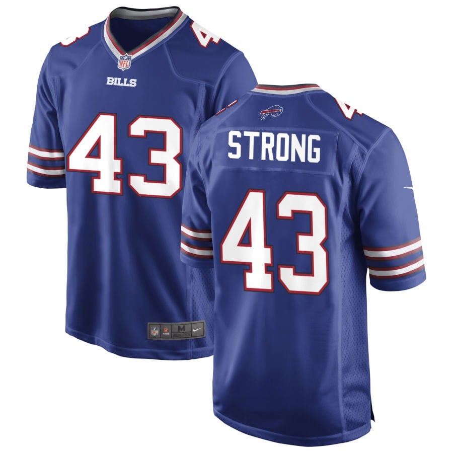 Dorian Strong Buffalo Bills 2025 Game Jersey - Royal