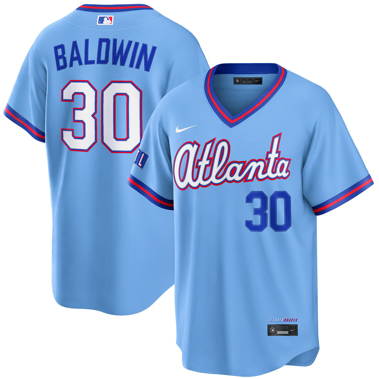Drake Baldwin Atlanta Braves 2026 City Connect Stadium Jersey - Powder Blue