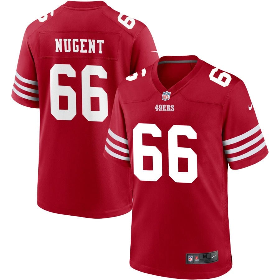 Drake Nugent San Francisco 49ers 2025 Jersey - Scarlet