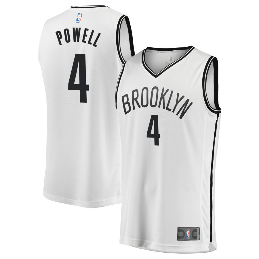 Drake Powell Brooklyn Nets 2025 Fast Break Association Edition Jersey - White