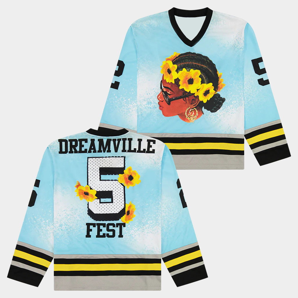 Dreamville Festival Merch DV 25 Flower Crown Jersey Gifts For Hip Hop Lovers