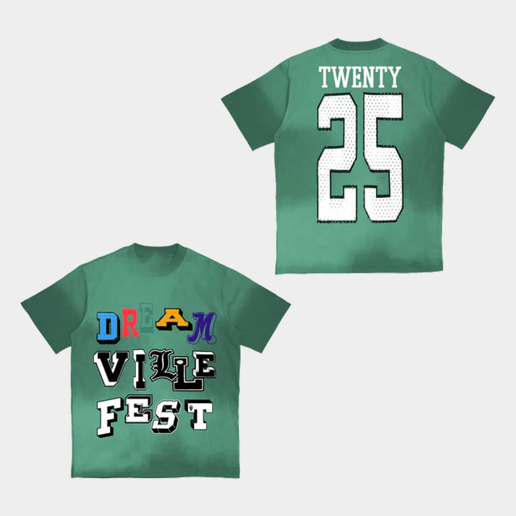 Dreamville Festival Merch DV 25 Varsity Letters T-Shirt Presents For Hip Hop Lovers