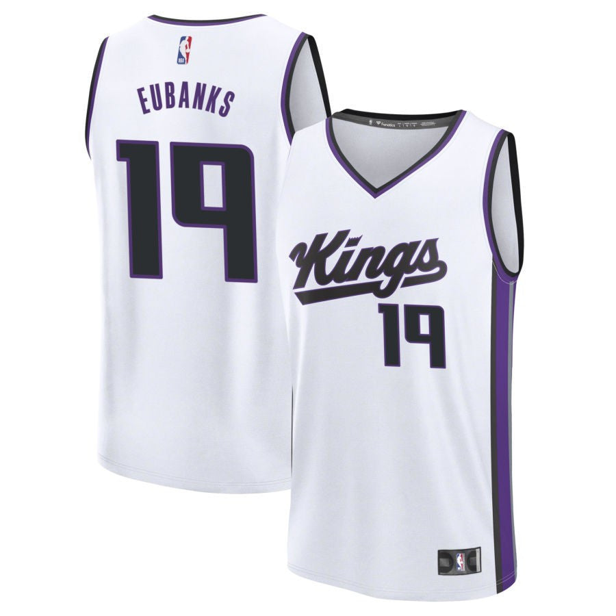 Drew Eubanks Sacramento Kings 2025 Fast Break Association Edition Jersey - White