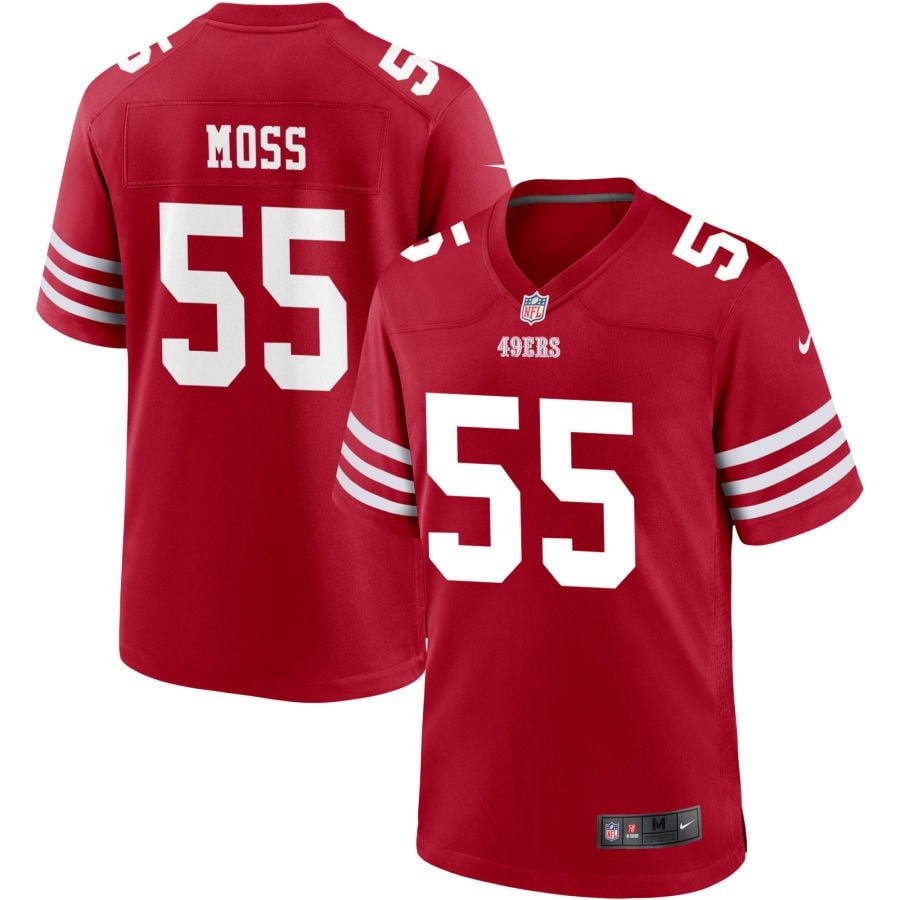 Drew Moss San Francisco 49ers 2025 Jersey - Scarlet