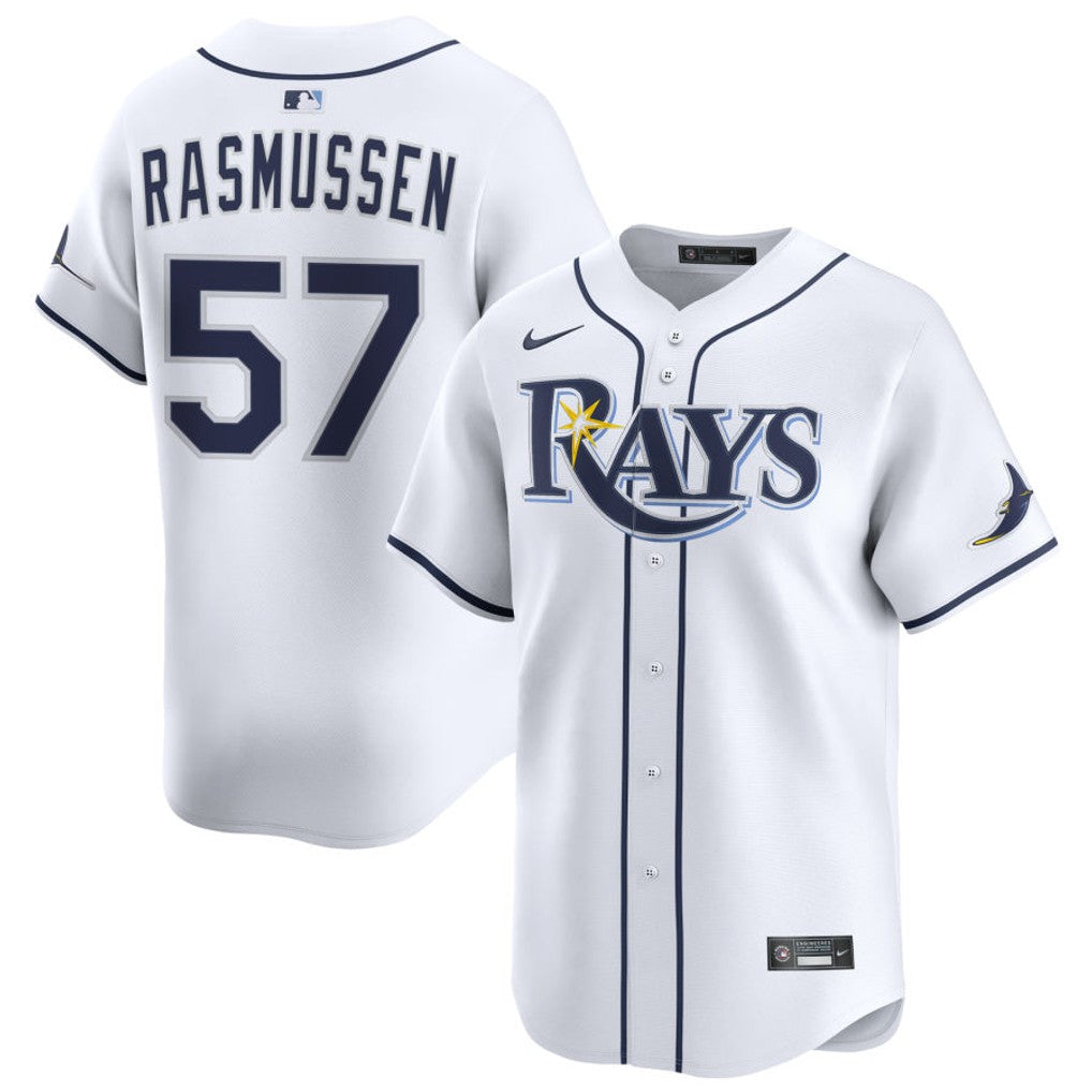 Drew Rasmussen Tampa Bay Rays 2026 Home Limited Jersey - White