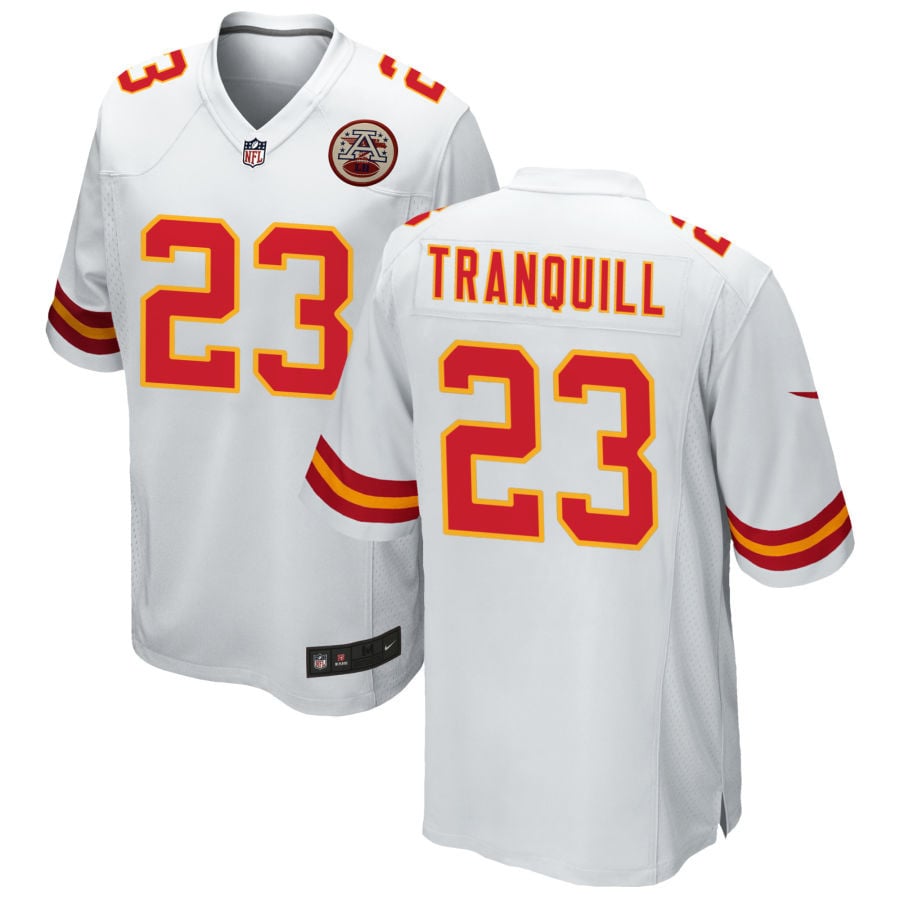 Drue Tranquill Kansas City Chiefs 2025 Game Jersey - White