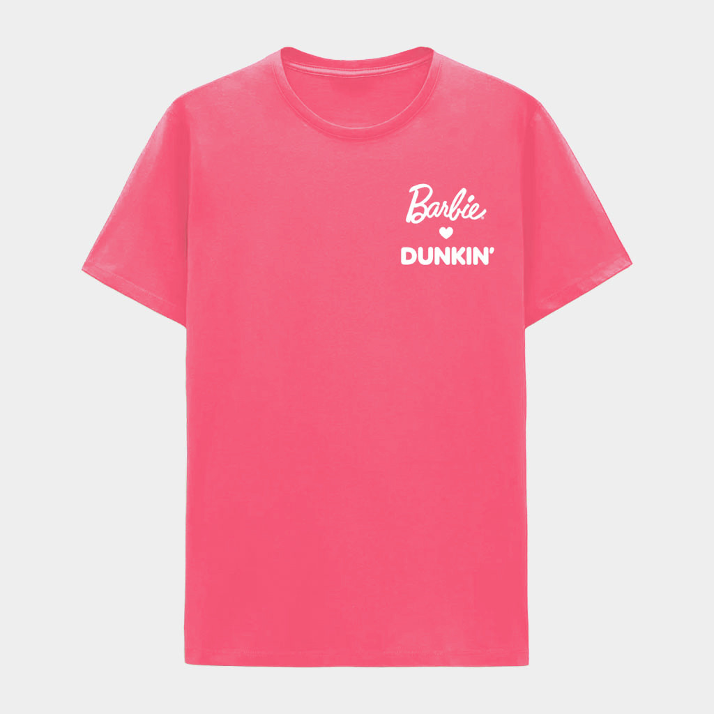Dunkin Runs On Merch 2026 Dunkin' X Barbie T-Shirt National Pink Day Apparel Gift For BFF