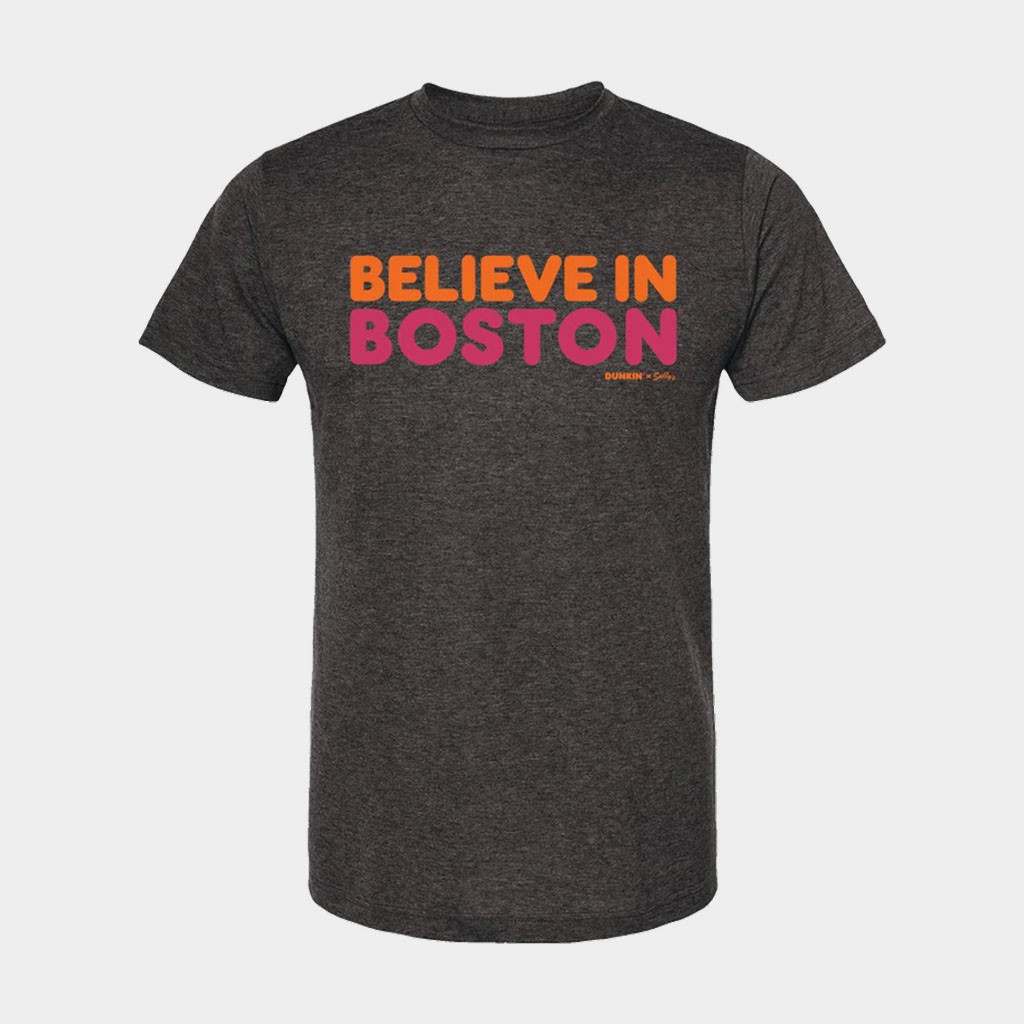 Dunkin' x Sully's Merch 2026 Believe In Boston x Dunkin' T-Shirt Present For Brothers