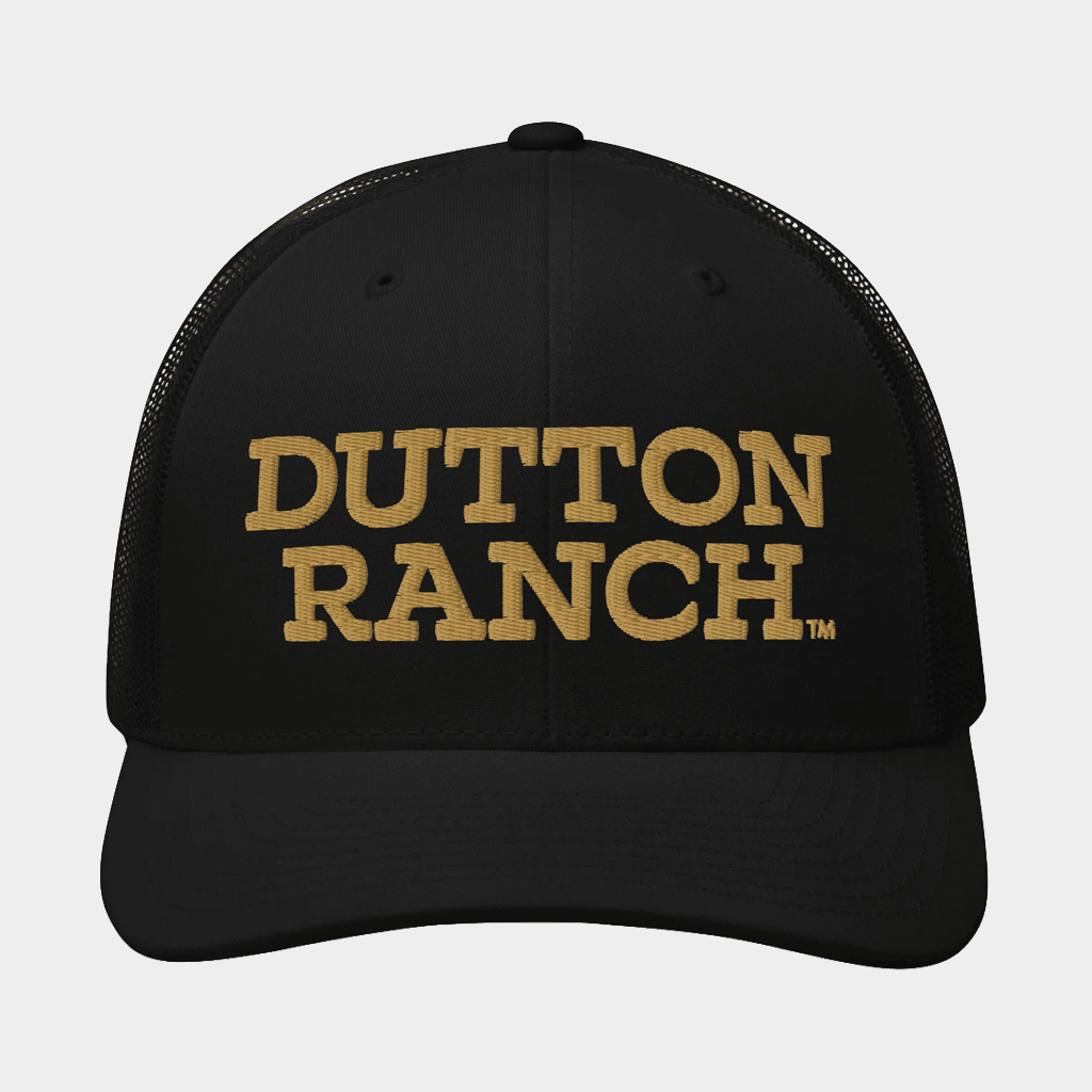 Dutton Ranch Merch 2026 Dutton Ranch Logo Trucker Hat Embroidered Top Father's Day Gifts