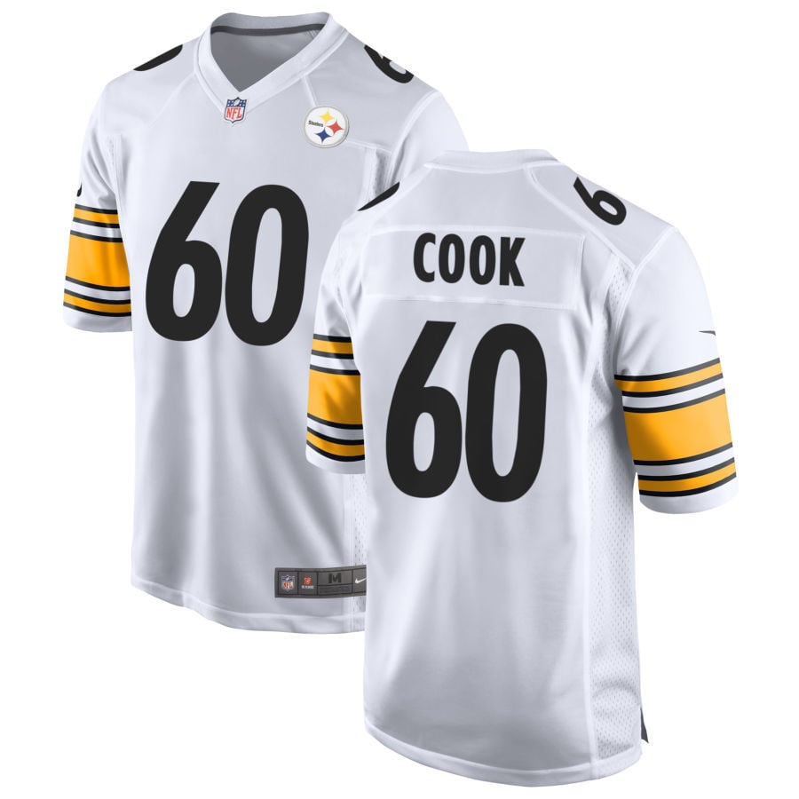 Dylan Cook Pittsburgh Steelers 2025 Game Jersey - White