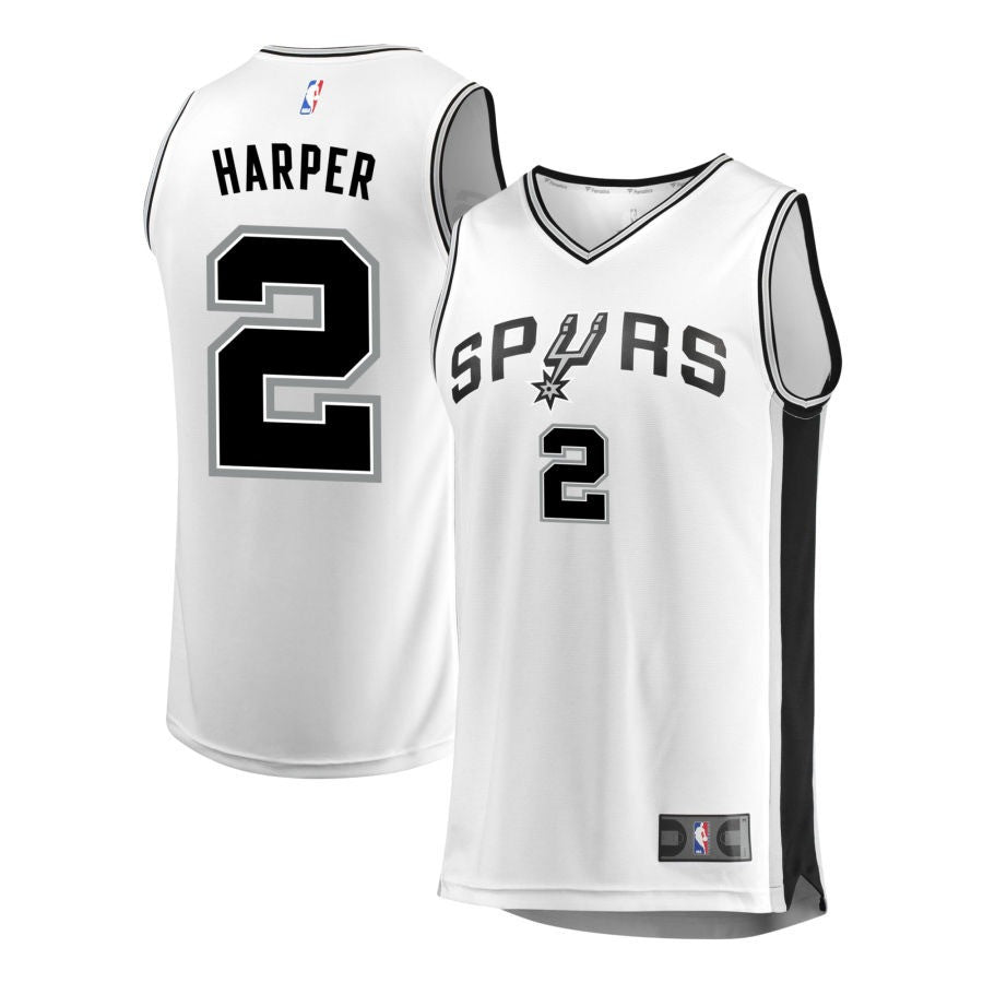 Dylan Harper San Antonio Spurs 2025 Association Edition Fast Break Jersey - White