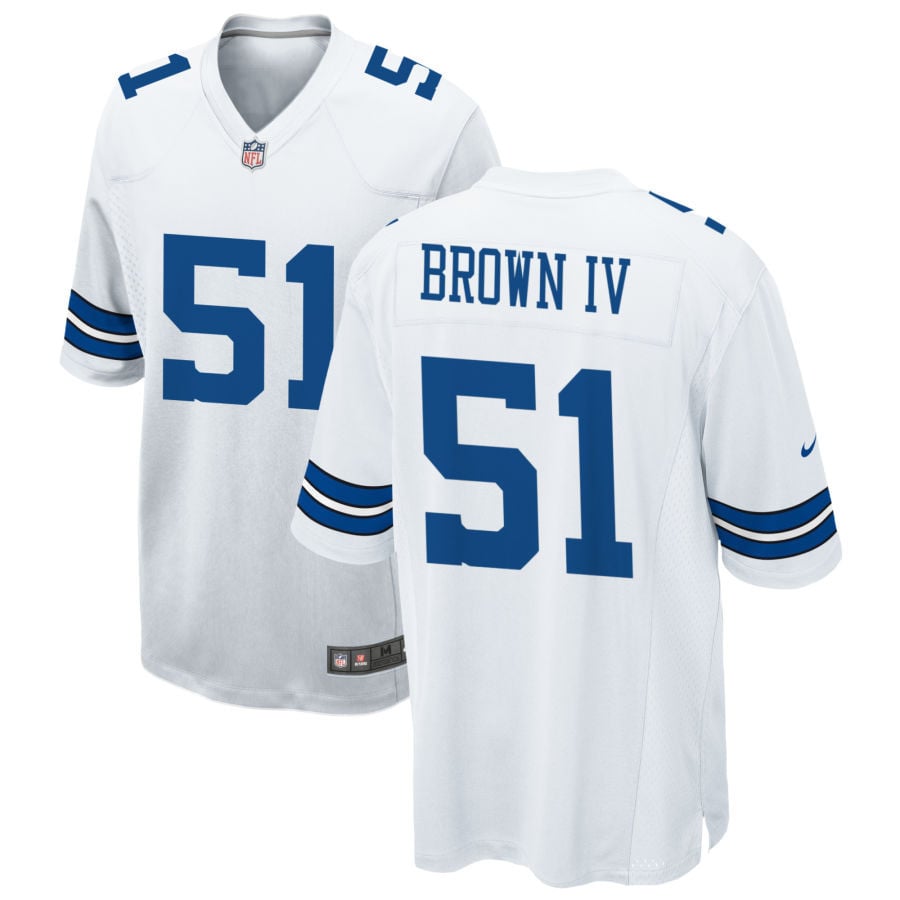 Earnest Brown IV Dallas Cowboys 2025 Game Jersey - White