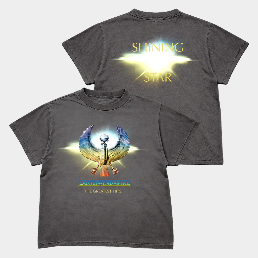 Earth Wind And Fire Merch Greatest Hits Shining Star T-Shirt 2026 Gifts For Band Fans