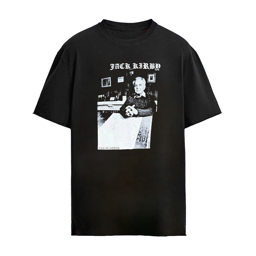 Ebon Moss Bachrach Wear Jack Kirby King Of Comics Shirt - Image 2